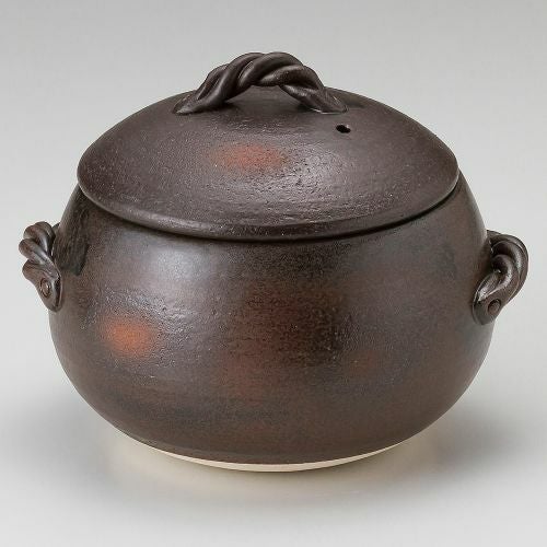 黒丸ご飯鍋5合炊 φ21×23.5×19cm(身12cm) 384-189
