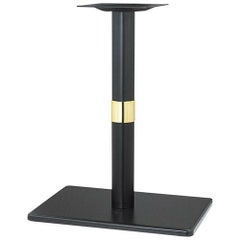 スチールベーステーブル脚 ベースサイズ：A680×B450×高さ700 品番：TST 塗装カラー：442-R ポール：101φ