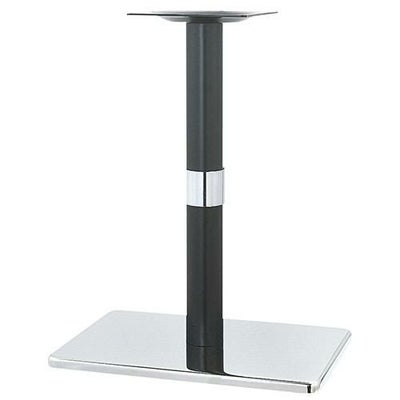 スチールベーステーブル脚 ベースサイズ：A680×B450×高さ700 品番：TST 塗装カラー：141-R ポール：76φ