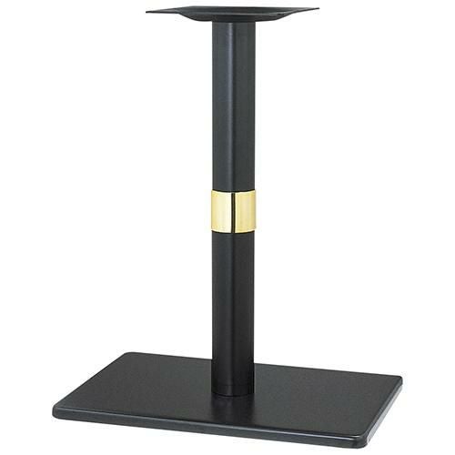 スチールベーステーブル脚 ベースサイズ：A680×B450×高さ700 品番：TST 塗装カラー：442-R ポール：76φ