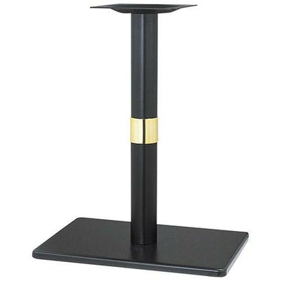 スチールベーステーブル脚 ベースサイズ：A680×B450×高さ700 品番：TST 塗装カラー：442-R ポール：76φ