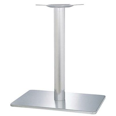 ステンレスH.Lベーステーブル脚 ベースサイズ：A700×B500×高さ700 品番：TST （ステンレスH・L） カラー：シルバー ポール：101φ