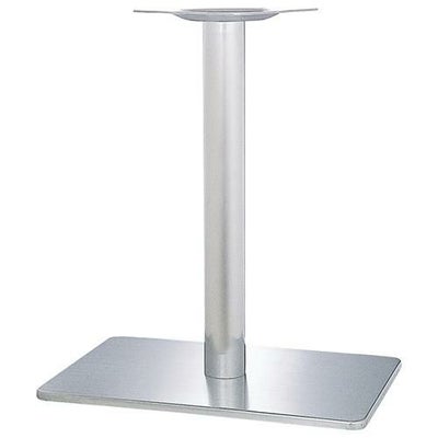 ステンレスH.Lベーステーブル脚 ベースサイズ：A700×B500×高さ700 品番：TST （ステンレスH・L） カラー：ポールCRヘアーライン ポール：139φ