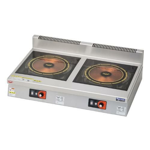 【業務用/新品】【マルゼン】IHクリーンコンロ MIH-L55D 幅900×奥行600×高さ170(mm) 三相200V【送料無料】