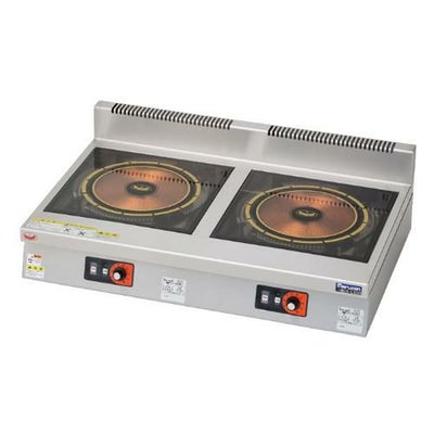 【業務用/新品】【マルゼン】IHクリーンコンロ MIH-L55D 幅900×奥行600×高さ170(mm) 三相200V【送料無料】