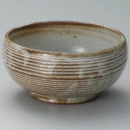 粉引櫛目釜上5.5丼 φ16.5×8.5cm 317-029