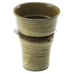 湯割タンブラー　黄瀬戸萩