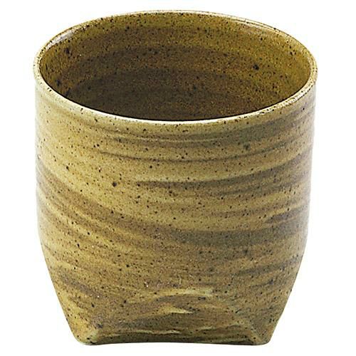 ダイヤモンドロックグラス 黄瀬戸萩