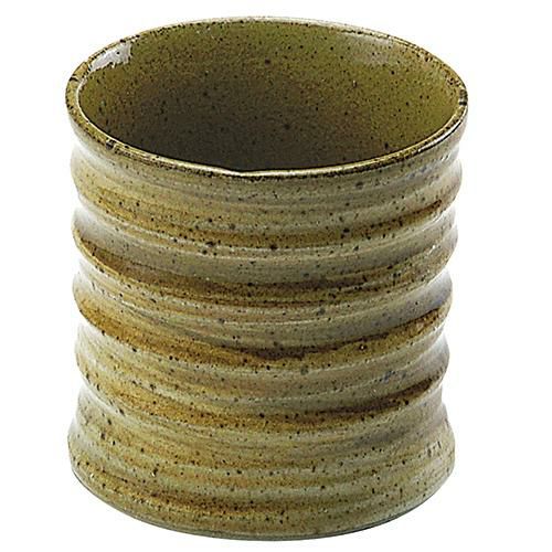 削りロックグラス 黄瀬戸萩