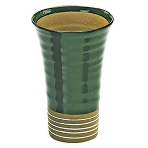 ろくろ目反タンブラー グリーン