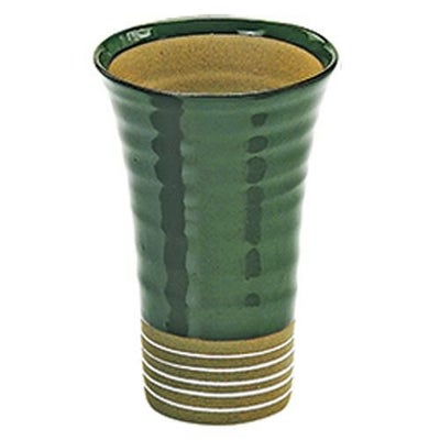 ろくろ目反タンブラー グリーン