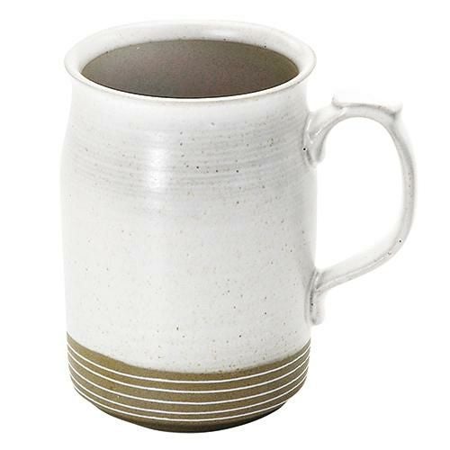 泡踊り缶型ジョッキ 粉引斑点