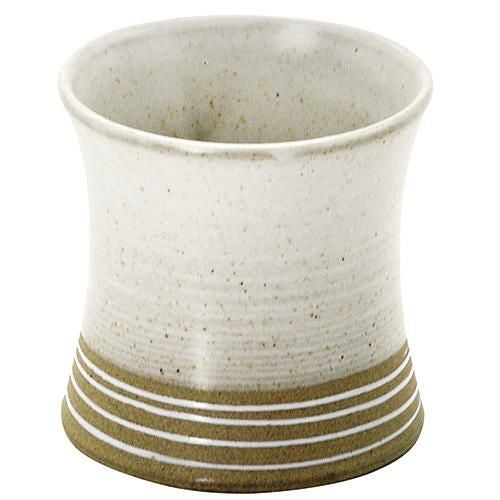 杵型ロックグラス 粉引斑点