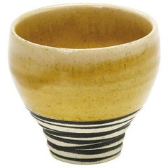 冷酒カップ　栗毛釉窯変