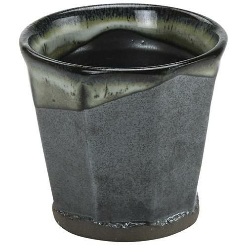 削り八角カップ 鉄結晶