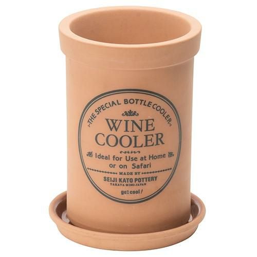 ワインクーラー受皿付き テラコッタ