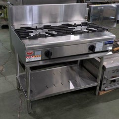業務用/新品】【マルゼン】ガステーブル 4口 パワークック MGTXU-126F 