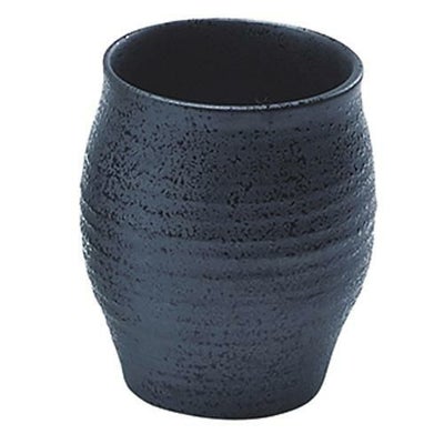 ハーフロックグラス　いぶし天目