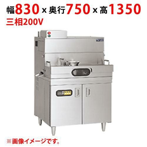 【マルゼン】電気回転式麺ボイラー MREA-087R 幅830×奥行750×高さ1350(mm) 3相 200V 50/60Hz