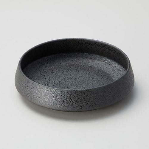 黒結晶くくり鉢(小) φ15.7×3.9cm 027-059