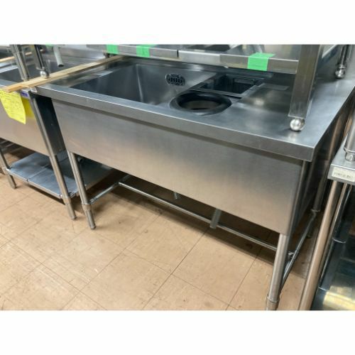 中古】ソイルドシンク 幅650×奥行660×高さ800 【送料無料】【業務用