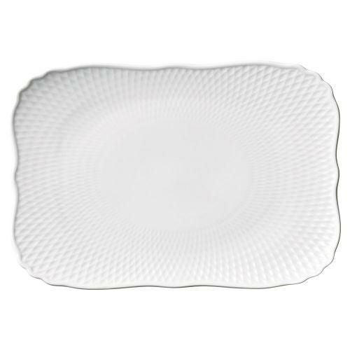 ドルチェリズ長角プレート25cm 25.5×17.5×2.5cm 471-129