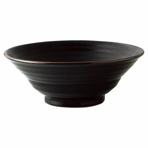 柚子黒天目六兵衛8.0丼 φ25×9.4cm(1900cc) 586-189