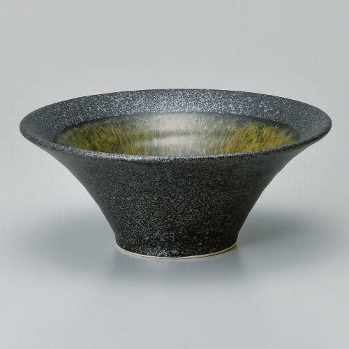 霜降り内よもぎ高台反7.0丼 φ21.8×9cm 607-029