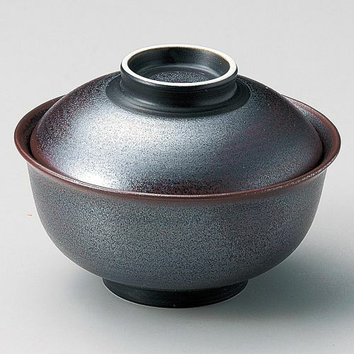 鉄砂反型円菓子碗(小) φ11×8cm 111-169