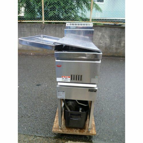 業界最長1年保証】【中古】一槽ガスフライヤー タニコー TGFL-35C 幅