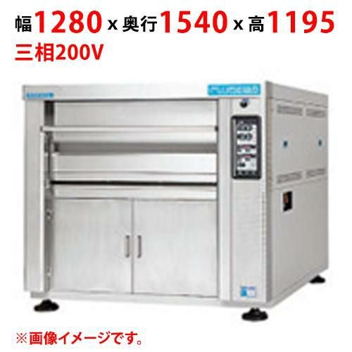 【受注生産品】【マルゼン】デッキオーブン プリンス PJB3-1SL 幅1280×奥行1540×高さ1195(mm) 三相200V 50/60Hz
