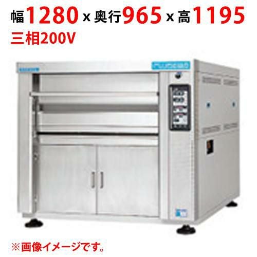 【マルゼン】デッキオーブン プリンス PJT3-1SL 幅1280×奥行965×高さ1195(mm) 三相200V【送料別途見積】