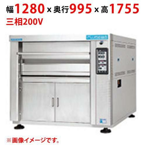 【受注生産品】【マルゼン】デッキオーブン プリンス PJT3-22SL 幅1280×奥行995×高さ1755(mm) 三相200V 50/60Hz