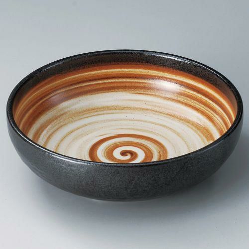 志野化粧石目6.5ボール φ20×7.5cm 307-239