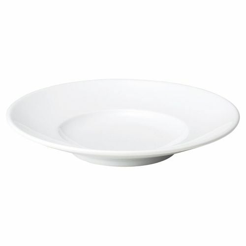 ニューチャイナ白22cm丼受皿 φ21.8×3.8cm 654-128583-129