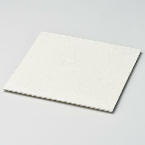 白モダンプレート8寸正角皿 23.8×23.8×1cm 186-019