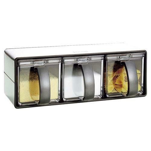 Nフォルマ 調味料ケース ステンレス3