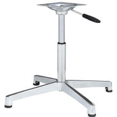 アルミダイキャストイス脚（ガス圧昇降式） ベースサイズ：A590×B425×C425×高さ455～345 品番：CD-580 塗装カラー：11-GA ポール：40φ