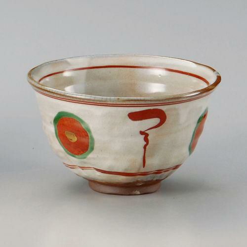 赤絵丸紋5.0丼 φ15×9cm 325-029