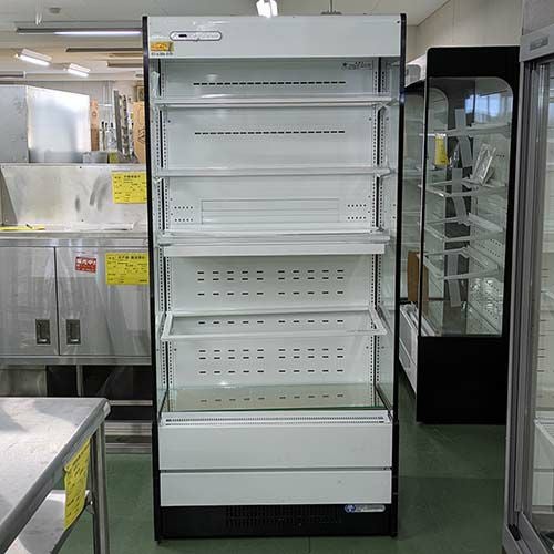 2温度帯 冷蔵多段オープン　フクシマMEU-32WKSA5G 業務用 中古 業界最長1年保証】2温度帯 冷蔵多段オープンショーケース フクシマ