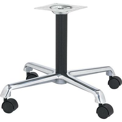 アルミダイキャストイス脚　キャスター付 ベースサイズ：A600×B440×C440×高さ450迄指定可 品番：DC-C-600 塗装カラー：14-C ポール：50φ