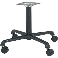 アルミダイキャストイス脚　キャスター付 ベースサイズ：A600×B440×C440×高さ450迄指定可 品番：DC-C-600 塗装カラー：44-C ポール：50φ