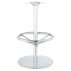 スチールベーススタンドイス脚（足掛付） ベースサイズ：A400φ×H20×高さ700迄指定可 品番：RSQ-N-R 塗装カラー：881-STP ポール：42φ