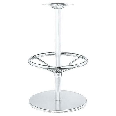 スチールベーススタンドイス脚（足掛付） ベースサイズ：A400φ×H20×高さ700迄指定可 品番：RSQ-N-R 塗装カラー：881-STP ポール：42φ