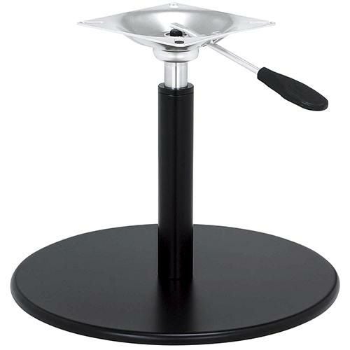 スチールベースイス脚（ガス圧昇降式） ベースサイズ：A400φ×H20×高さ425～340 品番：RSQ-N-R 塗装カラー：G-44 ポール：42φ