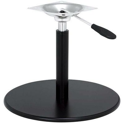 スチールベースイス脚（ガス圧昇降式） ベースサイズ：A400φ×H20×高さ425～340 品番：RSQ-N-R 塗装カラー：G-44 ポール：42φ