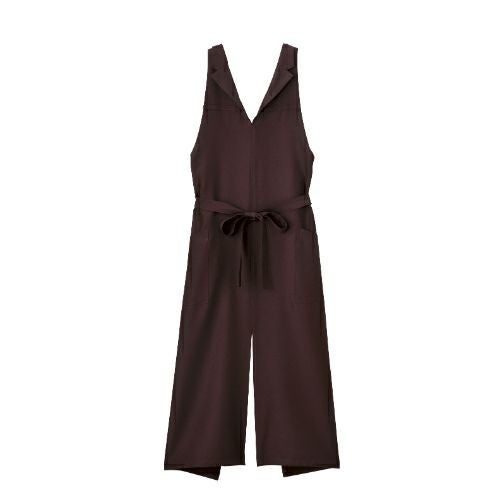 【ボンマックス】襟付き胸当てエプロン FK7177 サイズ：FREE /小物送料対象商品