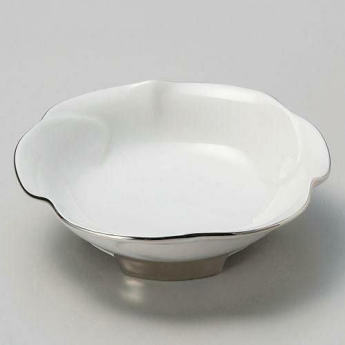 プラチナ花形多菜鉢 φ14.7×4cm 043-139