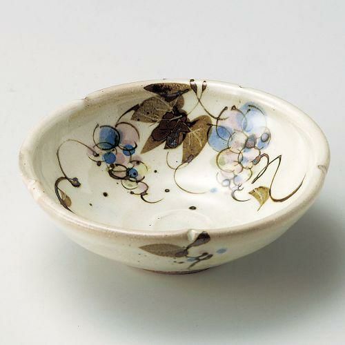 みのりぶどう4.5花型鉢 φ13.9×5cm 053-159