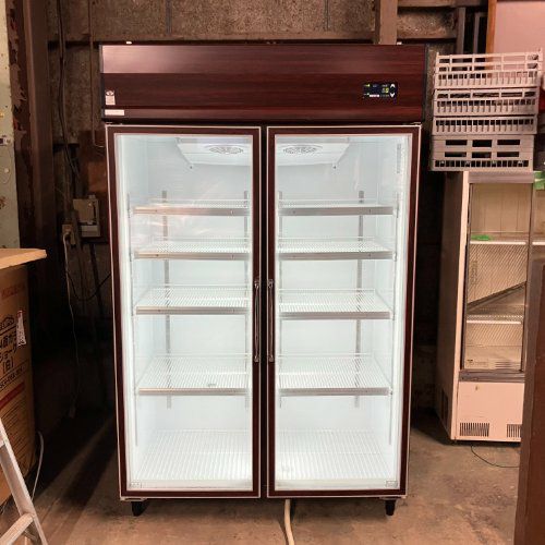 【業界最長1年保証】冷蔵リーチインショーケース 大和冷機 411YKP-EC 幅1200×奥行650×高さ1905 【金沢厨房館在庫】